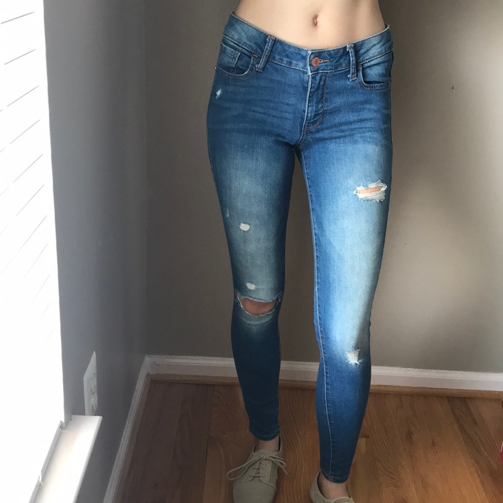 Old Navy Light Wash Skinny Jeans